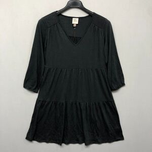 NWT Knox Rose Women 3/4 Sleeve Dress Size Medium Black M213 -16